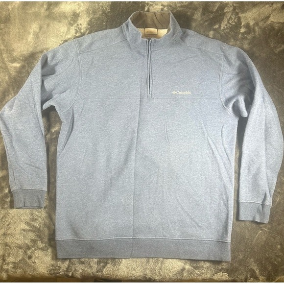 Columbia Other - Columbia Men's Fleece Pullover Quarter-Zip Tan/Brow MENS XL